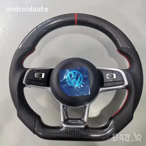 Спортен Карбонов Волан VW Golf Polo/Scirocco/Tiguan/Passat/Touran, снимка 3 - Аксесоари и консумативи - 48793104