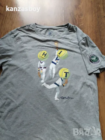 polo ralph lauren Wimbledon - страхотна юношеска тениска 175см., снимка 3 - Тениски - 49496598