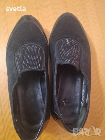 черни обувки затворени., снимка 2 - Дамски ежедневни обувки - 51541016