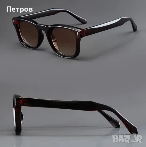 Мъжки слънчеви очила 2025 Vintage(TeaBox), снимка 2 - Слънчеви и диоптрични очила - 50803330