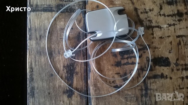 кабел за телефон компактен, дизайнерски 2,50 метра в кутия-автомат