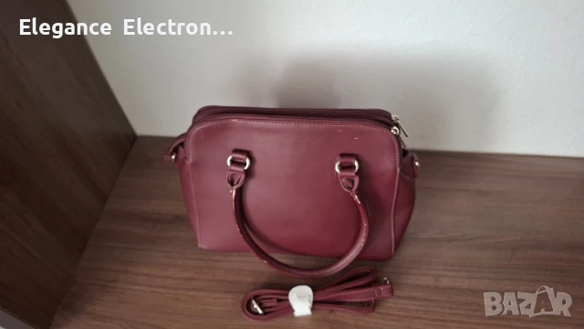 Дамска чанта David Jones – Бордо, снимка 5 - Чанти - 51287919