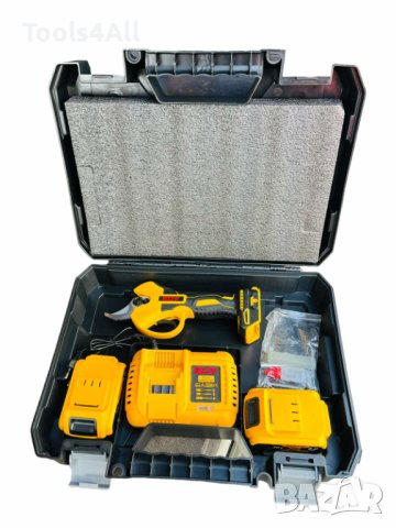 Акумулаторна лозарска ножица WerkBull Pro Germany®, снимка 2 - Куфари с инструменти - 43695270