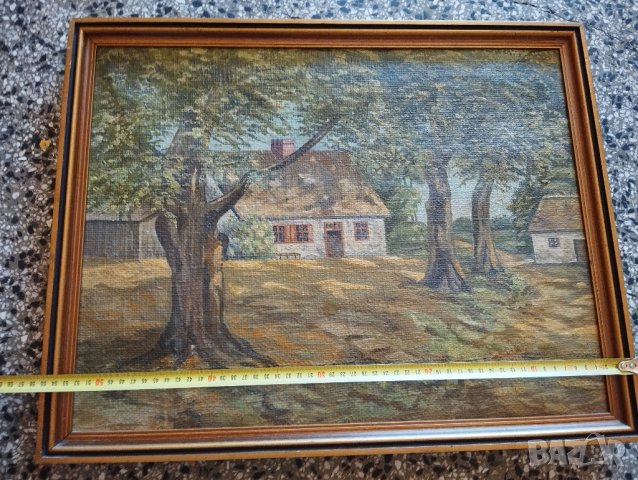 Стара картина - пейзаж, снимка 3 - Картини - 43929461