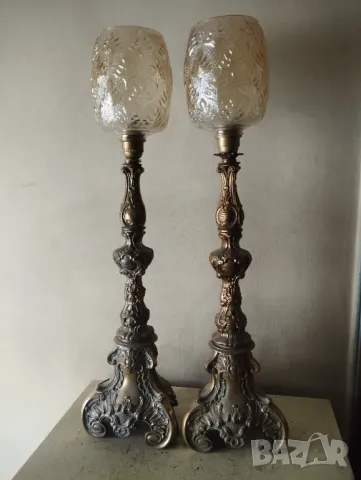 Чифт барокови настолни лампи