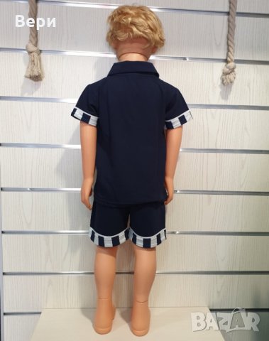 Ново детско моряшко комплектче тип Lacoste с яка, 5-6 години, снимка 12 - Детски комплекти - 29029420