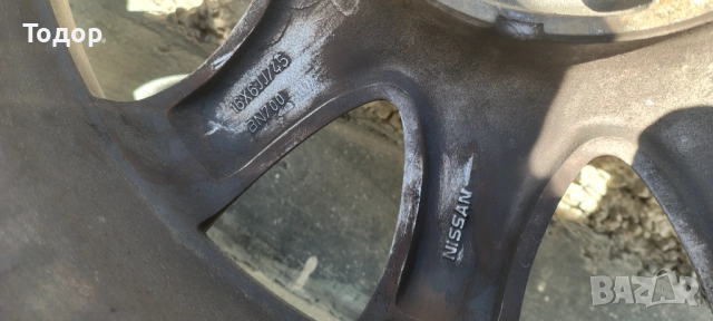 Алуминиеви джанти Нисан , снимка 3 - Гуми и джанти - 52884502