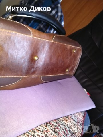 David Jones маркова дамска чанта естествена кожа 36х21х13см, снимка 9 - Чанти - 44012624