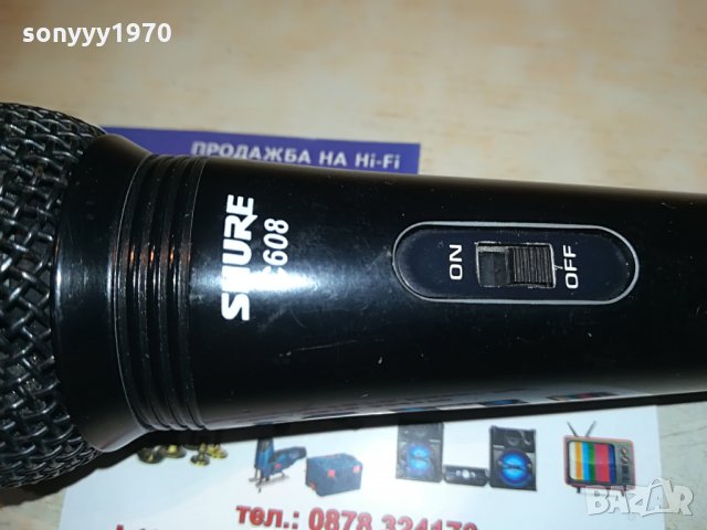 SHURE C608 PROFI MIC, снимка 5 - Микрофони - 28603282