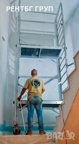 Мобилно скеле под наем , снимка 3 - Други машини и части - 37354992
