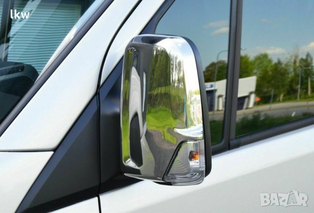 Капачка за огледало хромирана за MERSEDE Sprinter 2006-2020, VW Crafter 2005-2017, 2броя, снимка 4 - Части - 27177020