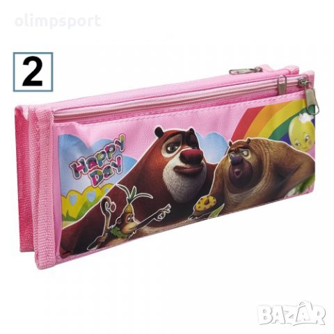 Ученически несесер с 2 основни отделения и 1 джоб TIPTOP, 21х9х6 см., снимка 3 - Ученически пособия, канцеларски материали - 39486820