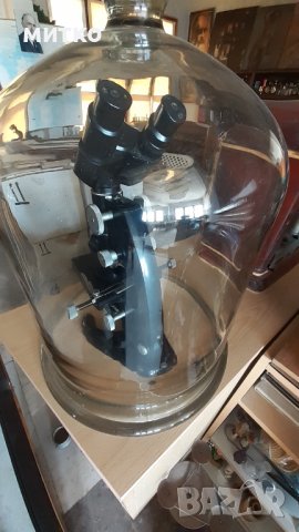 Стар микроскоп 1955 г, снимка 6 - Антикварни и старинни предмети - 37234966