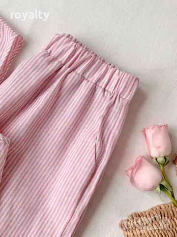 Комплект от тъкан плат в розово 🍓, снимка 6 - Комплекти - 49206179