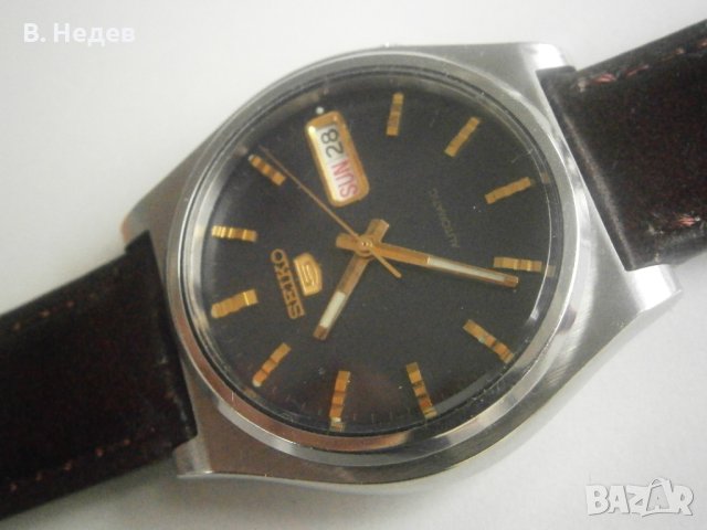 SEIKO 5, cal. 7s26-3170, vtg automatic, каса – 37,2mm, Japan, TOP!, снимка 3 - Мъжки - 44011703