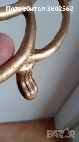 ажурна месингова поставка, снимка 2 - Декорация за дома - 49651436