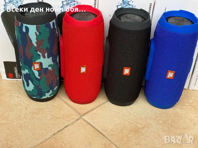 JBL Charge 3 - 2*10W - 6000mAh USB , Bluetooth, TF Card ,FM Radio , снимка 1 - Bluetooth тонколони - 28898155