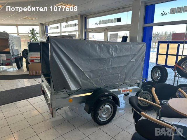🇩🇪РЕГИСТРИРАНО ЧИСТО НОВО ТУРИСТИЧЕСКО РЕМАРКЕ С ОБЩО ДОПУСТИМА МАКСИМАЛНА МАСА 750КГ 🇩🇪, снимка 10 - Ремаркета - 43999429