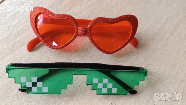 Парти очила сърца сърце Minecraft