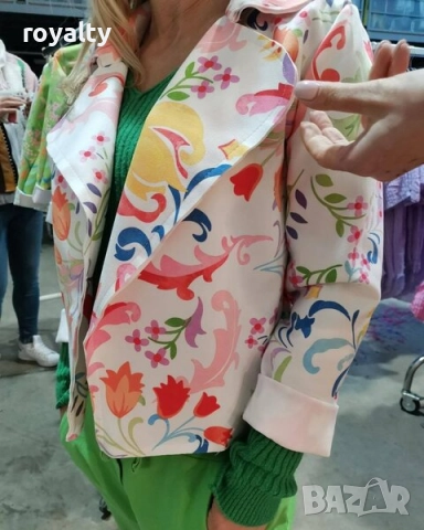 Велурено Дамско Яке Различни Цветове , снимка 6 - Якета - 52648574