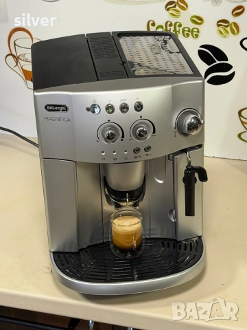 Кафемашина кафе автомат delonghi magnifica с гаранция, снимка 3 - Кафемашини - 52755098