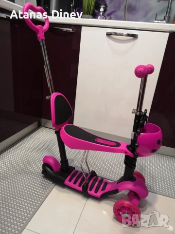 Тротинетка-триколка!!!, снимка 2 - Детски велосипеди, триколки и коли - 53125536
