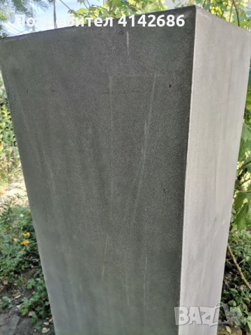 Дизайнерска саксия YANG сива, снимка 3 - Саксии и кашпи - 50806882