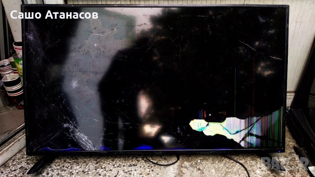 NEO LED-40F1FHD със счупена матрица ,TP.MS3663S.PB801 ,V400HJ6-PE1 Rev.C3 ,06-40F1-3X7-755X14-180313