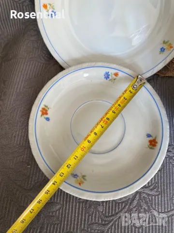 Стар немски сервиз за чай/капучино за двама, снимка 8 - Сервизи - 47333805