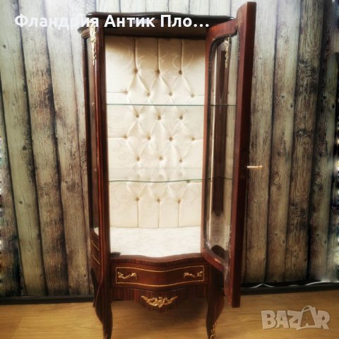 Салонна витрина в стил Louis XV , снимка 6 - Секции и витрини - 38125281