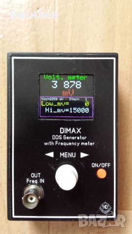 DDS честотен генератор "DIMAX" 0,1Hz-36MHz + честотомер до 160Mhz, снимка 14 - Друга електроника - 28826075