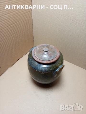 Стара Ръчно Изработена Глинена Делва., снимка 3 - Антикварни и старинни предмети - 51359924