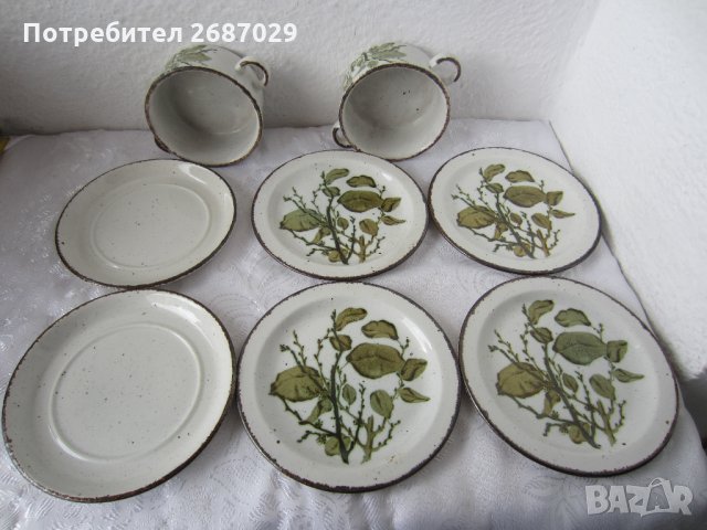 Марков сервиз от 8 части Керамика, съд, чиния, купа stoneware