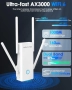 WAVLINK AX3000 WiFi 6 Extender - Интернет разширител, WiFi усилвател с 5 антени, снимка 2