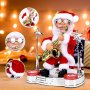 Нов Забавен Пеещ Санта със Светлини и Саксофон - Идеален за Празниците, снимка 3