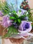 ‼️НОВО‼️За празника на жената зарадвайте дамите с керамична кашпа със сапунени цветя, снимка 6
