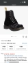 Air Wair Dr.Martens Velvet Black Mesh Boots, снимка 2