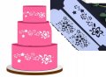 2 бр цветя шаблона шаблони стенсили борд за торта украса декор и др, снимка 1 - Други - 27453179