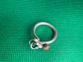 Дизайнерски сребърен пръстен с корал №7329 , снимка 3