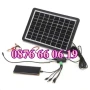 Соларен панел 15W с USB, накрайници за зареждане на телефони, батерии, снимка 2