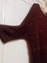 Красива бордо рокля , снимка 13