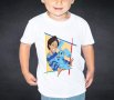 Тематична Детска тениска с щампа за 1-ви юни, снимка 3