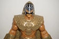 Рядка Оригинална Голяма Кеч Фигура На Rey Mysterio С Изкачащи Златни Крила 30см , снимка 3