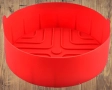 Съд силиконов за AirFryer Rosberg R51980RS, 18.8x5.5см., Червен, снимка 2