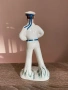 Винтидж порцеланова статуетка „Моряк с кораб“, Коростенски порцеланов завод, СССР, снимка 2