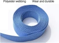 Колан за пристягане на товари от полиестер 5м - 5т сини, КОЛАН ЗА БАГАЖ С ТРЕСЧОТКА UNITEC, снимка 2