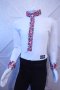 Детска риза боди с етно мотиви за спортни танци, снимка 1 - Детски ризи - 43050635