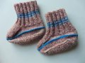 бебешки плетени терлички, ходило 12см, снимка 1 - Бебешки чорапи - 39307091