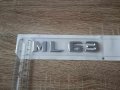 сребрист надпис Mercedes Benz ML 63, снимка 2