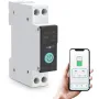 Двутарифен електромер с WiFI за DIN шина, монофазен прекъсвач, снимка 1